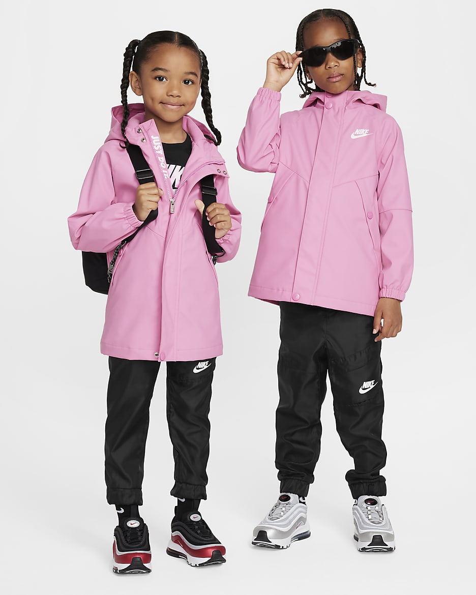 Nike Little Kids' Rain Jacket - Magic Flamingo