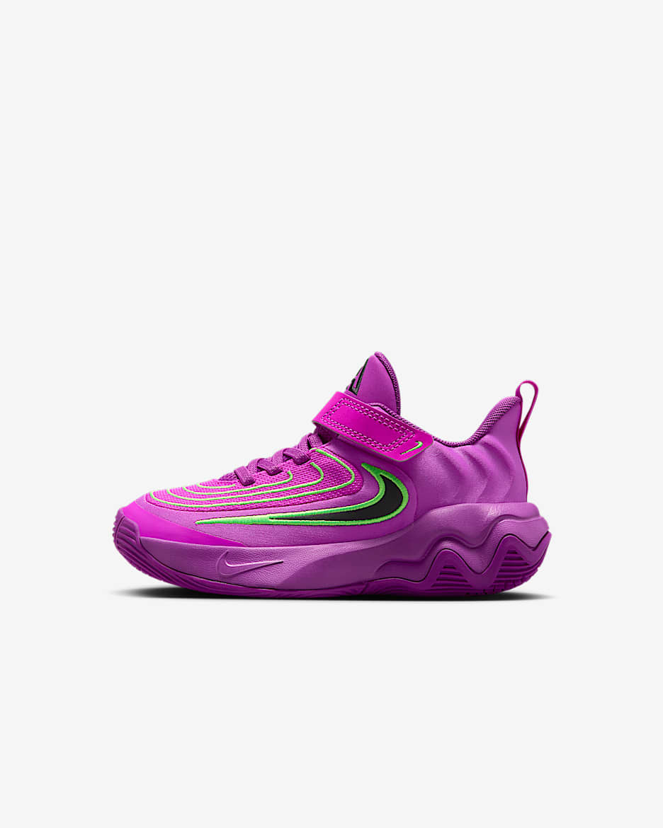 Giannis Immortality 4 Little Kids' Shoes - Bold Berry/Green Strike/Hyper Violet/Black