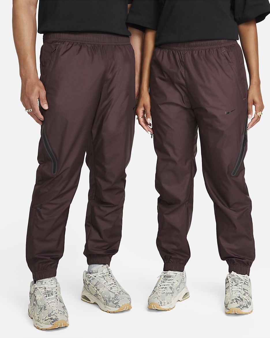 NOCTA Track Pants - Dark Wine/Black/Black