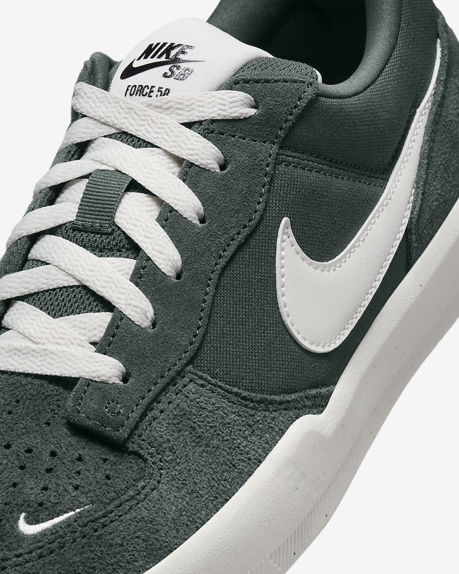 Chaussure de skateboard Nike SB Force 58 - Vintage Green/Vintage Green/Sail/Sail