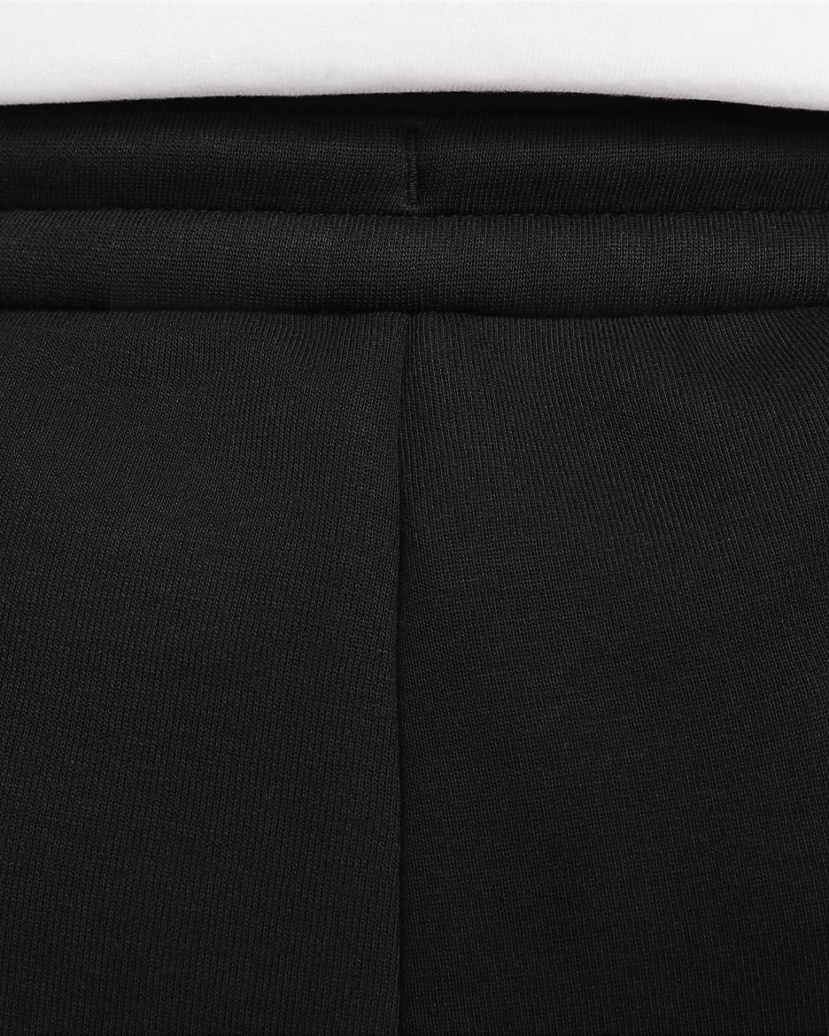 Nike Sportswear Tech Fleece Re-Imagined Men's Loose-Fit Open-Hem Tracksuit Bottoms - Black/Black