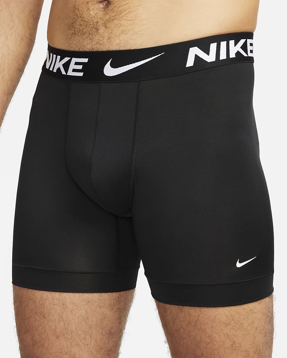 Nike Dri-FIT Essential Micro Men's Boxer Briefs (3-Pack)