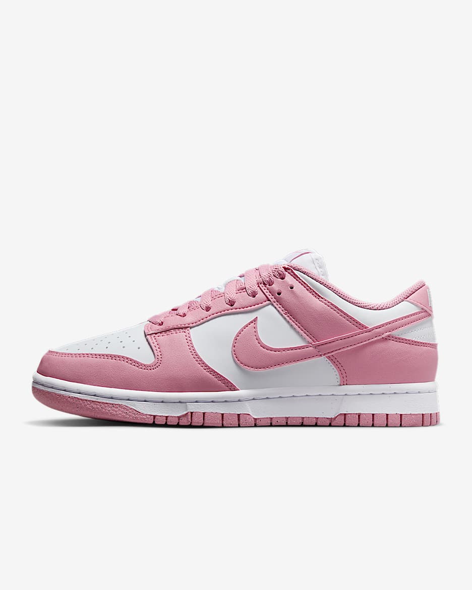 Nike Dunk Low Next Nature Women's Shoes - White/Elemental Pink
