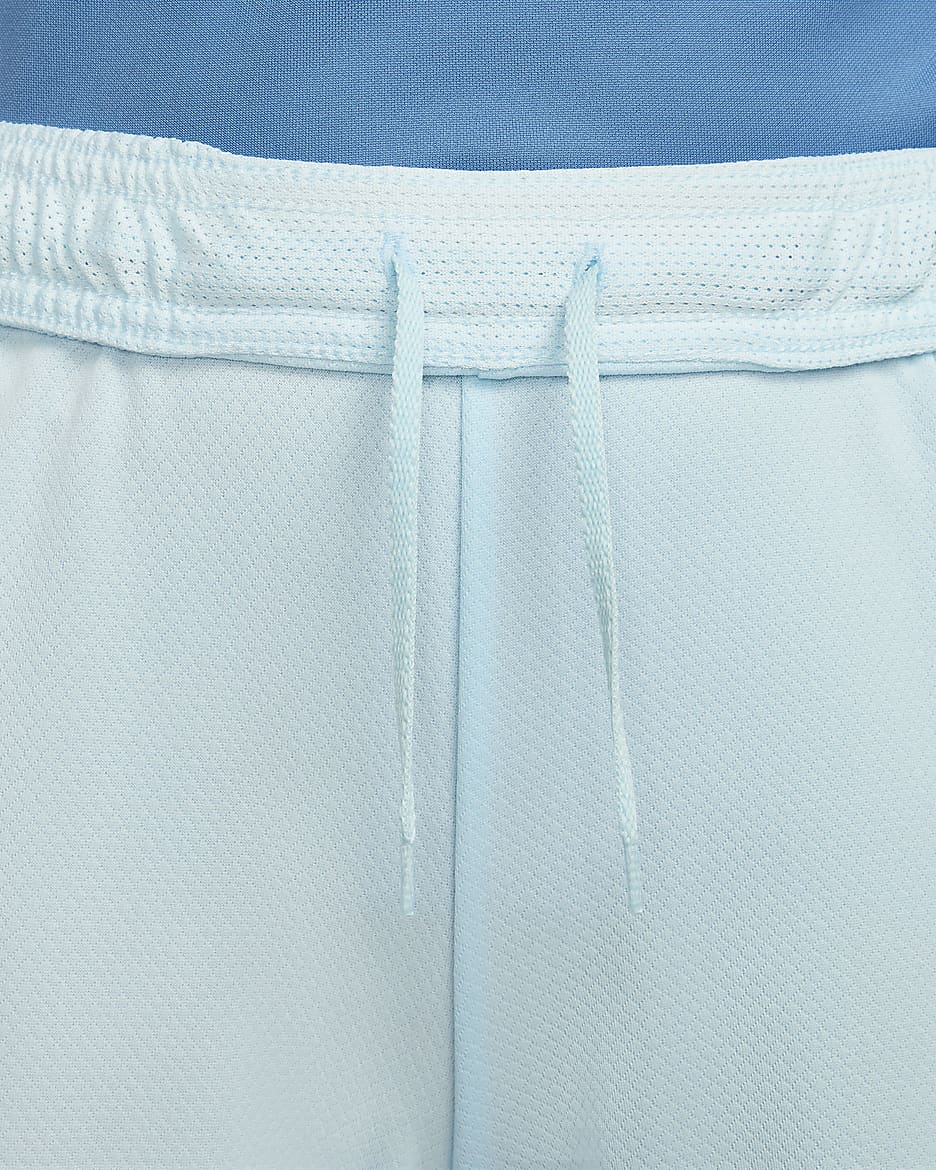 Short de foot Dri-FIT Nike Strike pour femme - Glacier Blue/Baltic Blue/Blanc/Blanc