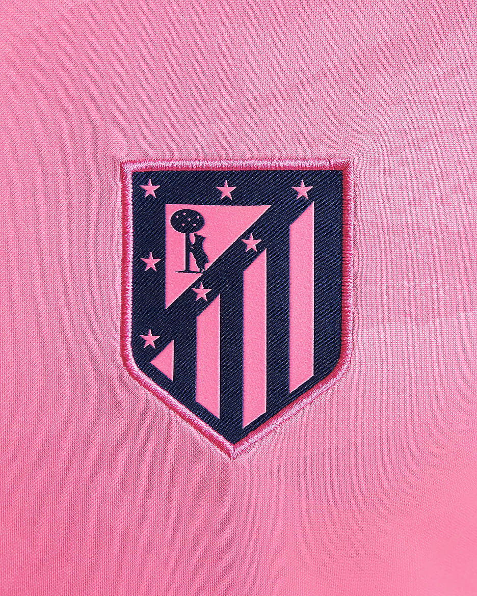 Atlético Madrid Academy Pro Third Men's Nike Dri-FIT Football Pre-Match Top - Pink Glow/Blue Void/Blue Void