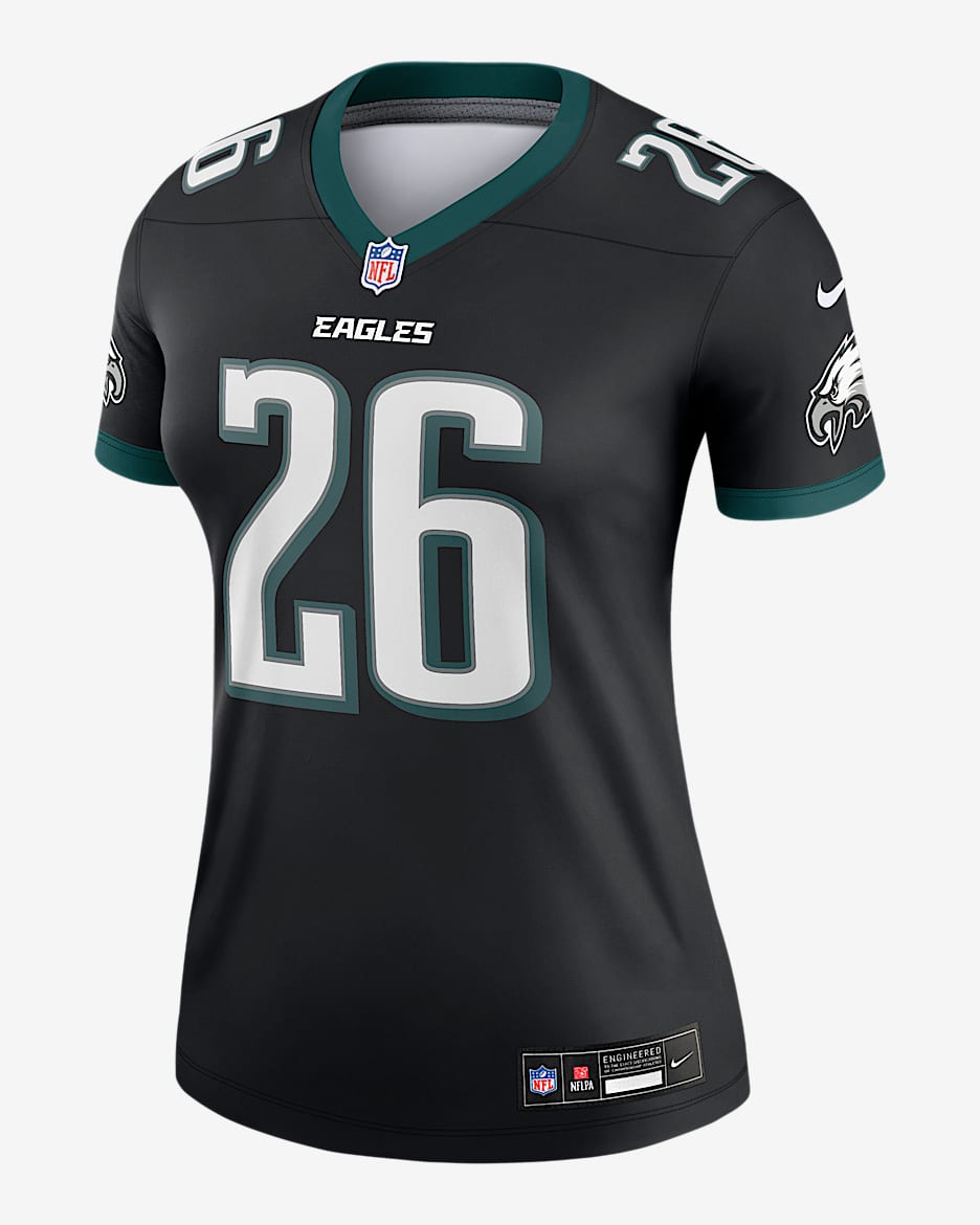 Saquon Barkley Philadelphia Eagles Women's Nike Dri-FIT NFL Legend Jersey - Black