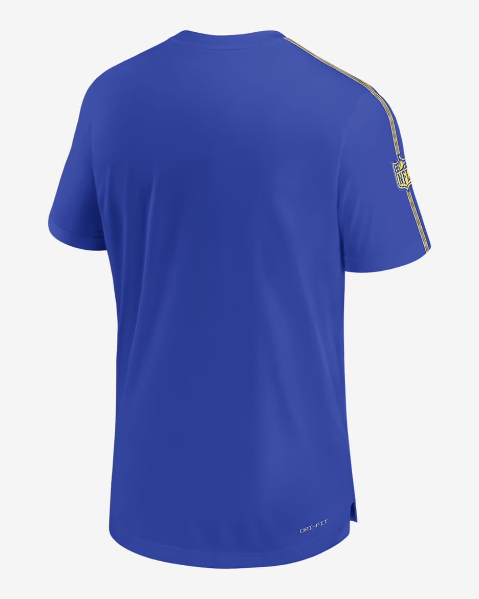 Los Angeles Rams Sideline Coach Men's Nike Dri-FIT NFL Top - Royal