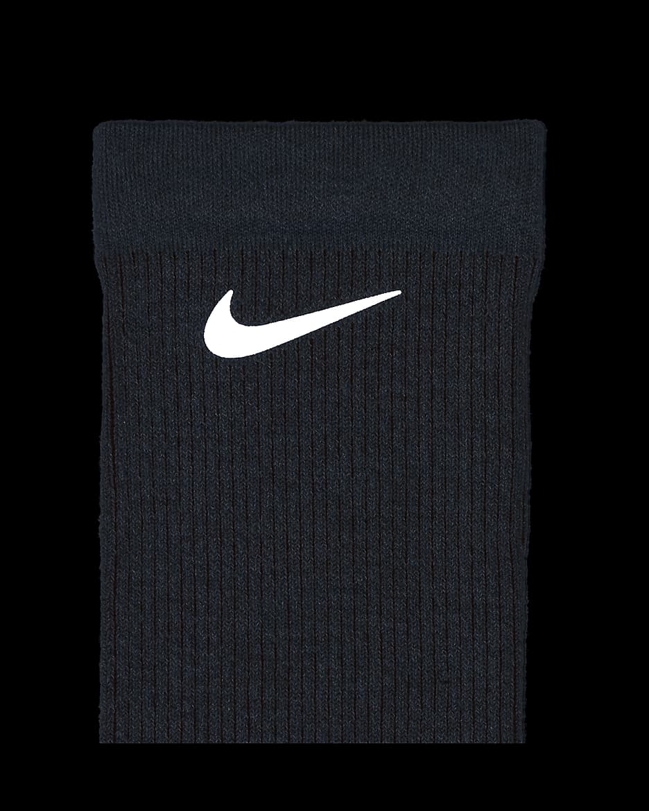 Nike Dri-FIT Trail-Crew-Laufsocken - Glacier Blue/Midnight Navy/Dark Russet