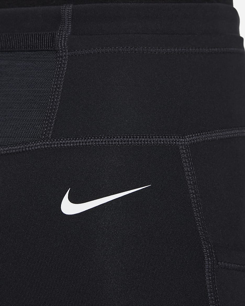 Nike ACG Repel One Older Kids' (Girls') Biker Shorts with Pockets - Black/Summit White