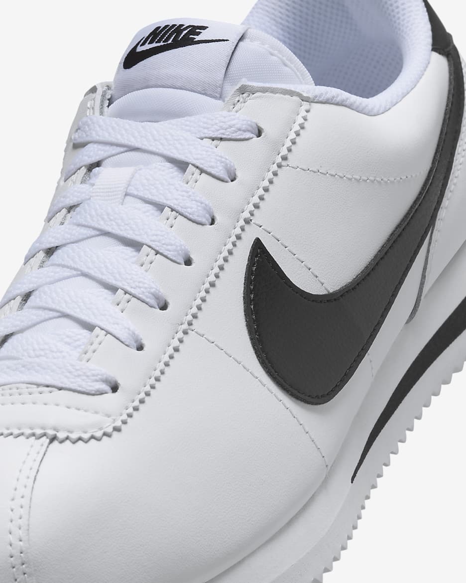 Nike Cortez Leather Women's Shoes - White/Black