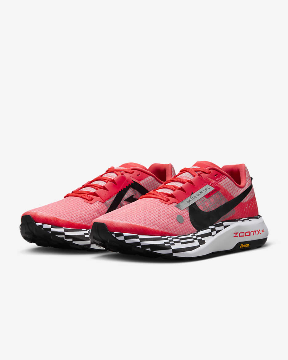 Nike Ultrafly Women's Trail-Racing Shoes - Bright Crimson/White/Black