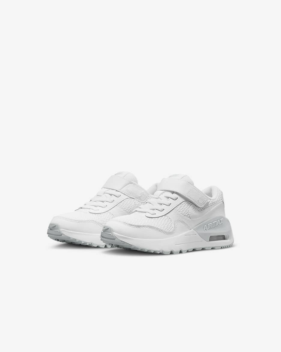 Nike Air Max SYSTM Schuh für jüngere Kinder - Weiß/Pure Platinum/Weiß