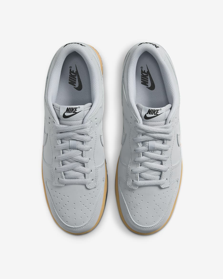 Nike Dunk Low Retro SE Men's Shoes - Wolf Grey/Gum Yellow/Black/Wolf Grey