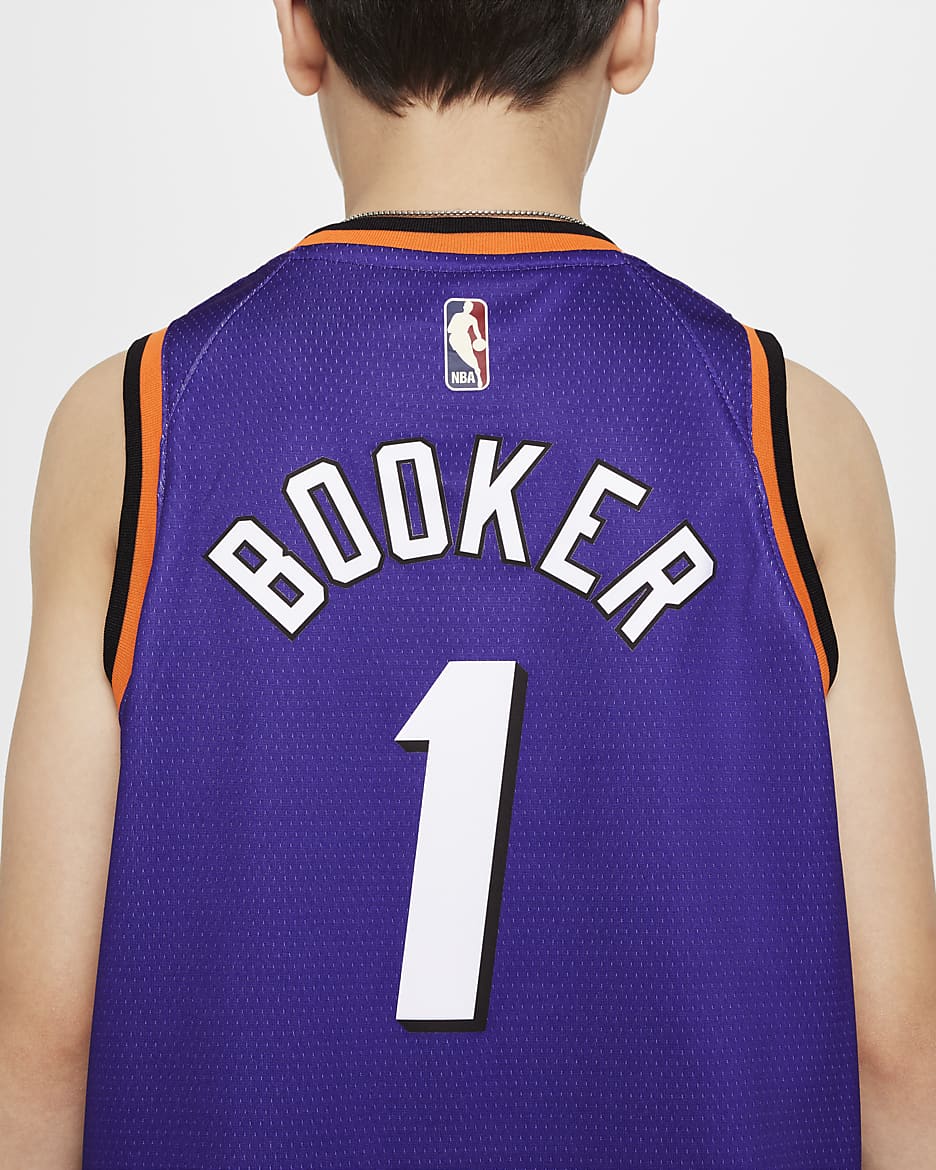 Devin Booker Phoenix Suns Older Kids' Nike Dri-FIT NBA Swingman Jersey - Field Purple