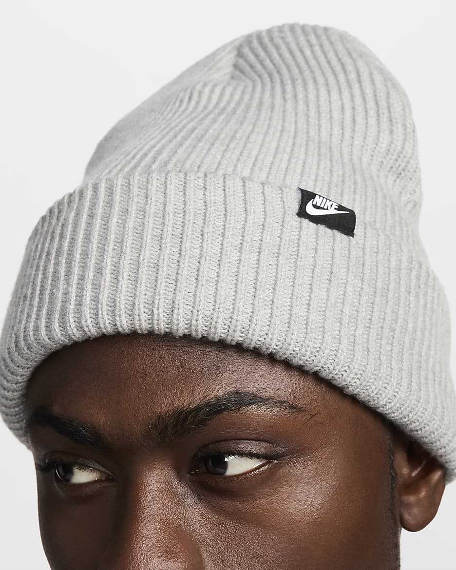 Gorro Futura Nike Peak - Gris oscuro jaspeado