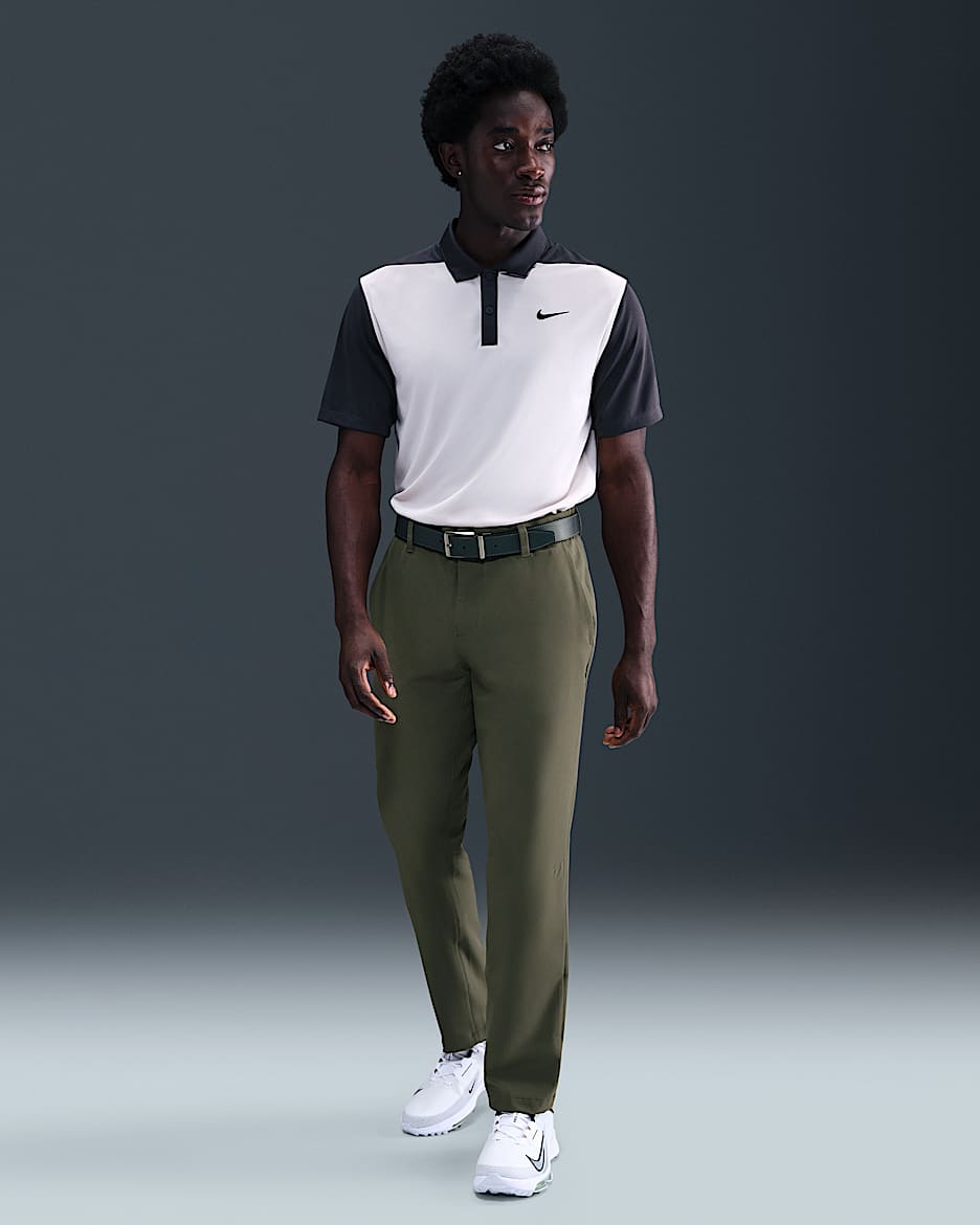 Golfbyxor Nike Tour Repel Flex med slimmad passform för män - Medium Olive/Medium Olive
