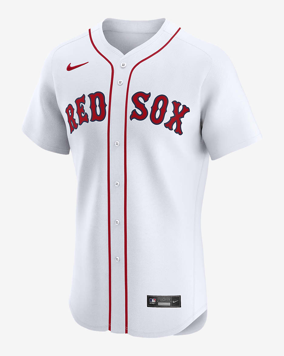 Jersey Nike Dri-FIT ADV de la MLB Elite para hombre Boston Red Sox - Blanco