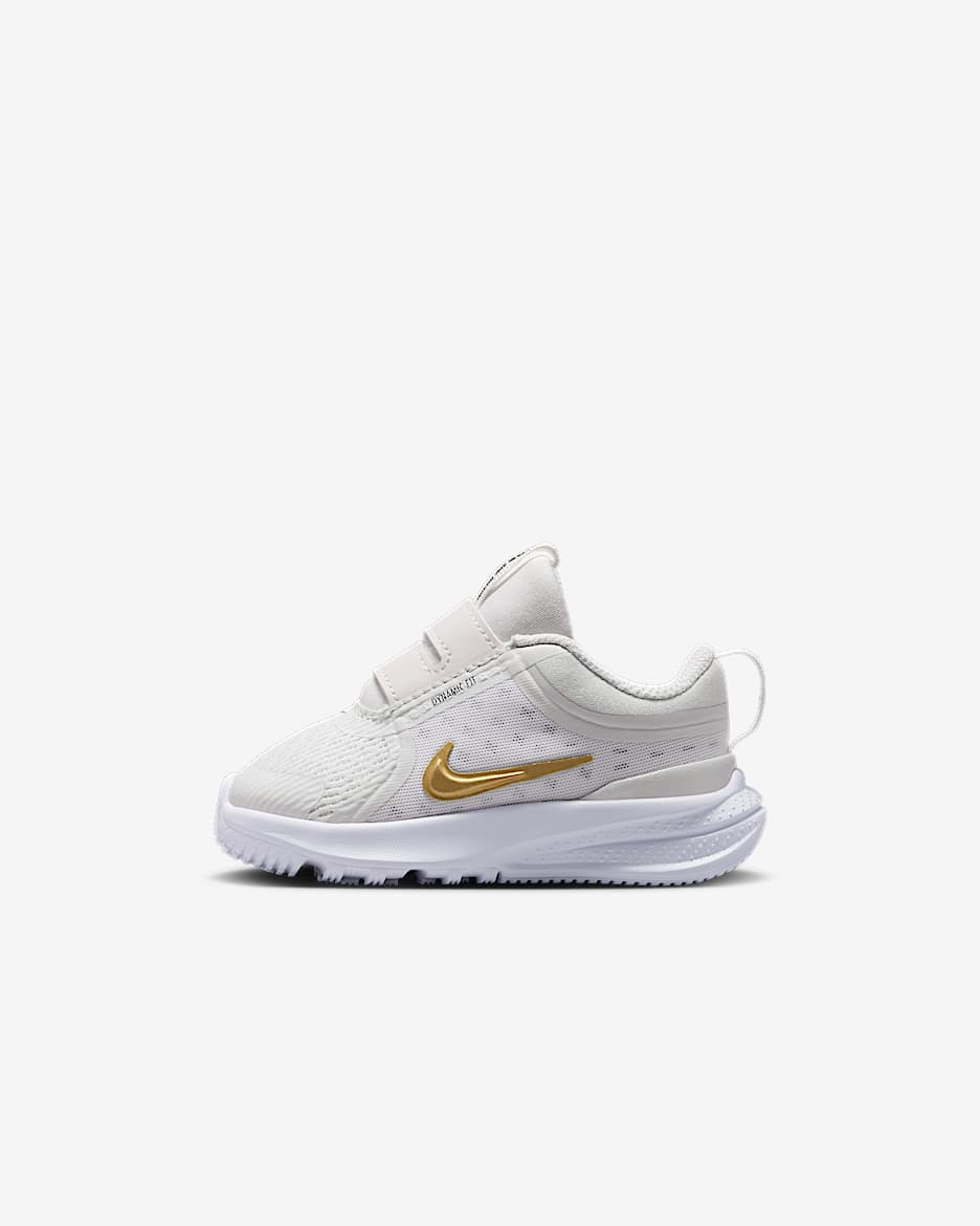 Nike Star Runner 5 schoenen voor baby's/peuters - Platinum Tint/Zwart/Metallic Gold
