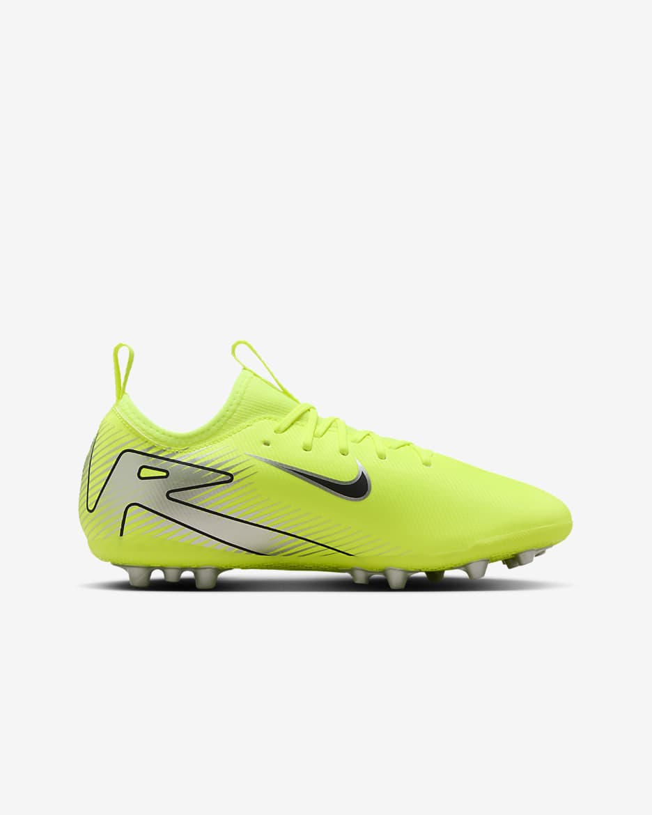 Nike Jr. Mercurial Vapor 16 Academy AG alacsony szárú futballcipő gyerekeknek/nagyobb gyerekeknek - Volt/Fekete