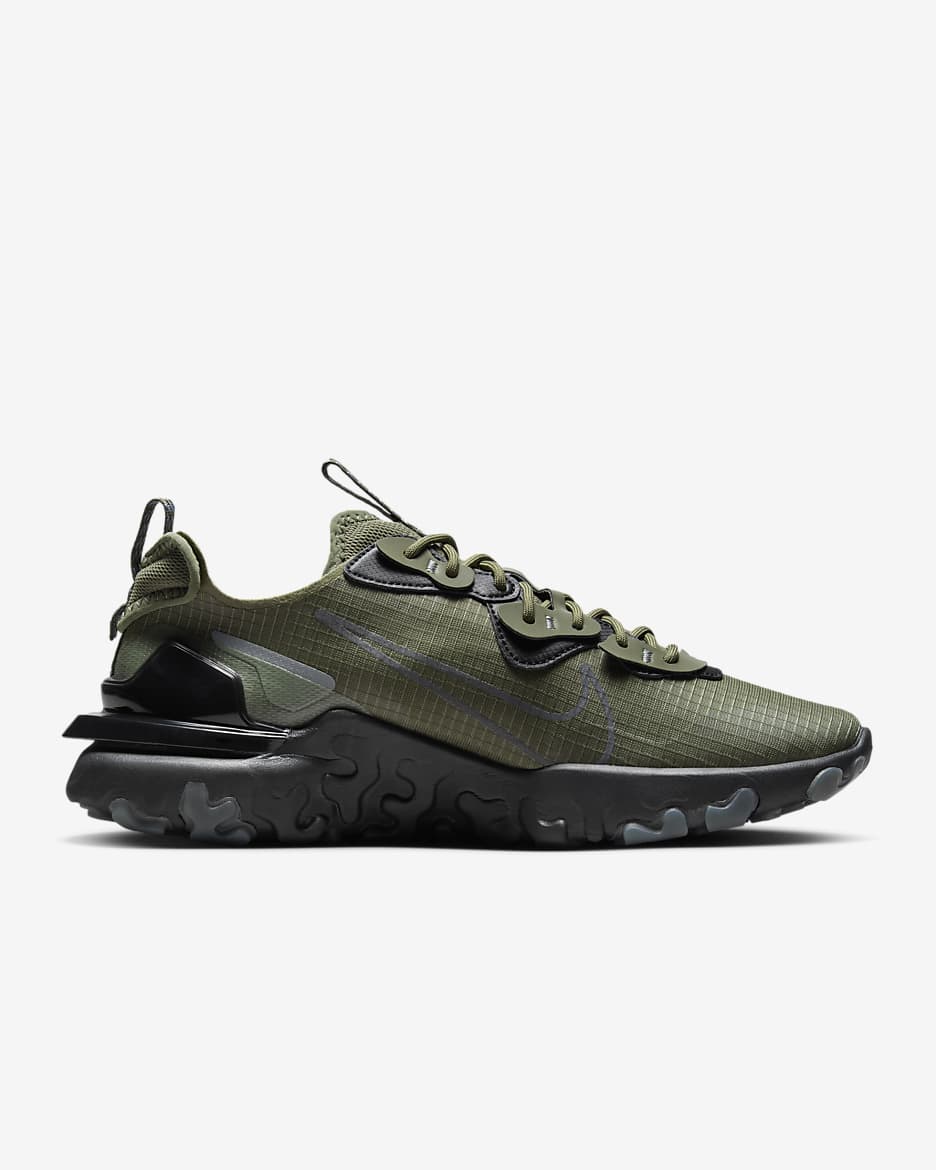 Sapatilhas Nike React Vision para homem - Medium Olive/Cinzento Cool/Preto