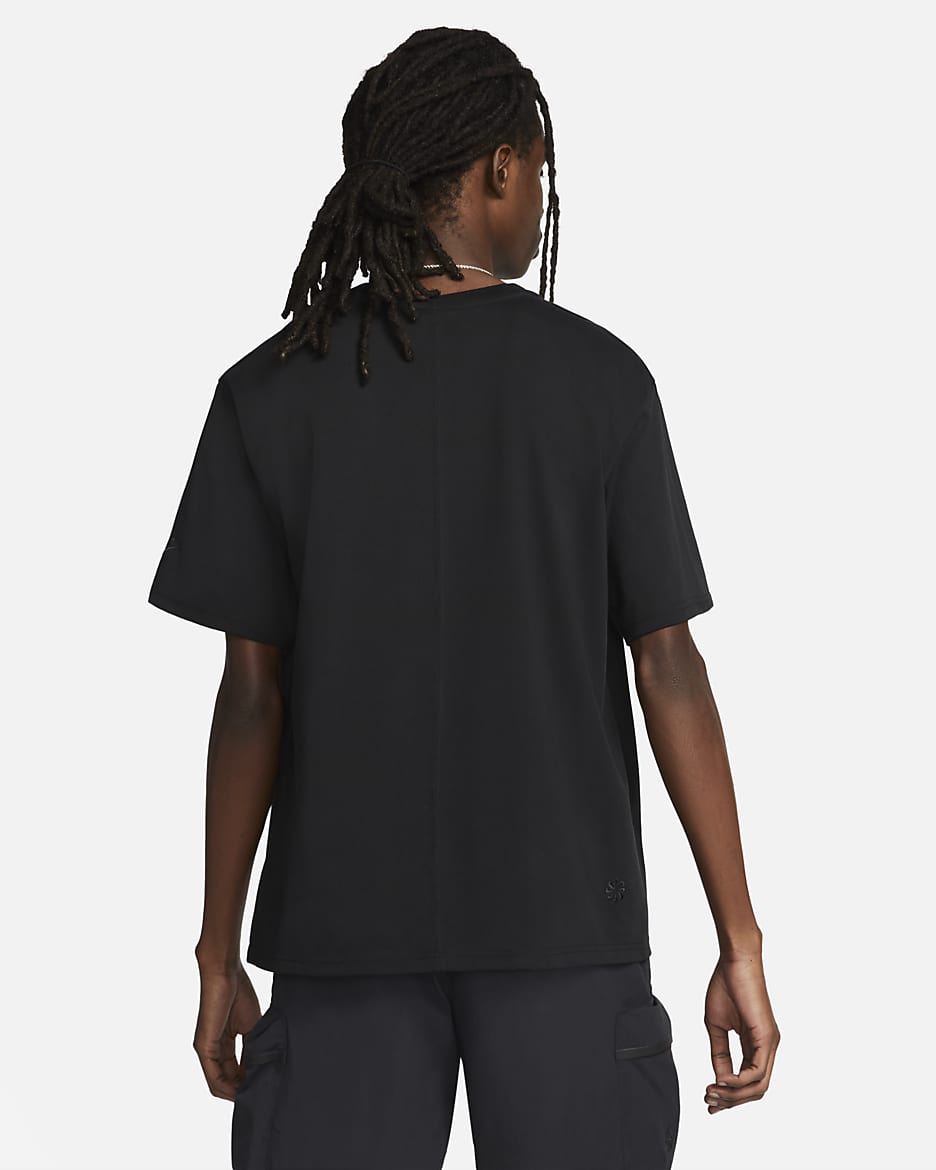 Nike Sportswear Tech Pack Men's Short-Sleeve Dri-FIT Top - Black/Black