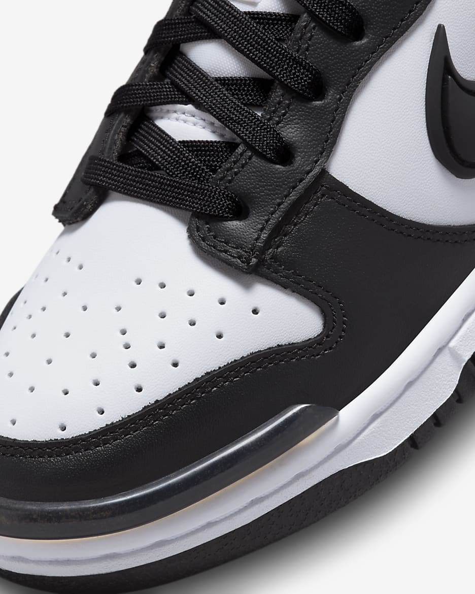 Nike Dunk Low Twist Women's Shoes - Black/Black/White