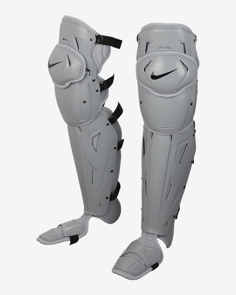 Protección para piernas para béisbol Nike Diamond Elite - Gris