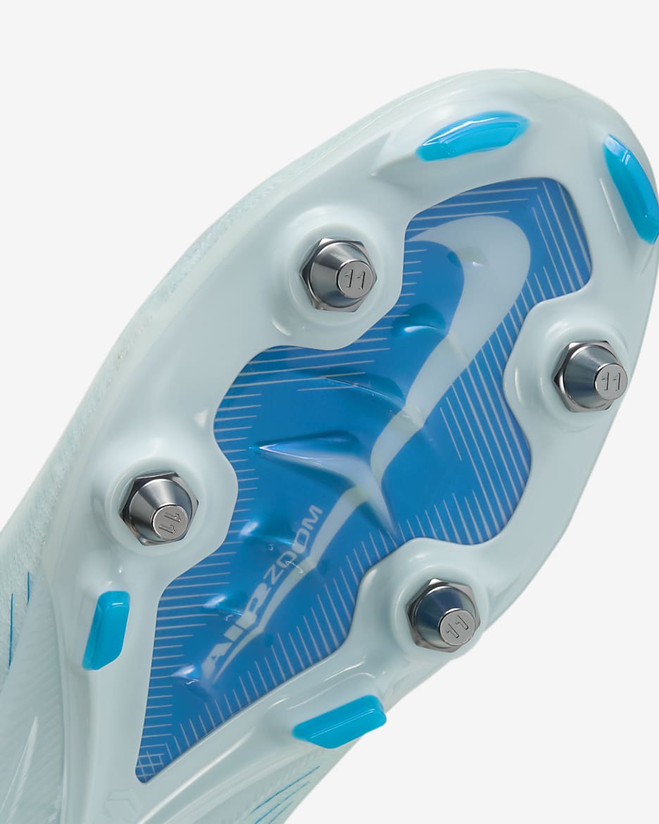 Nike Mercurial Vapor 16 Elite SG-Pro Fußballschuh mit niedrigem Schaft - Glacier Blue/Blue Orbit