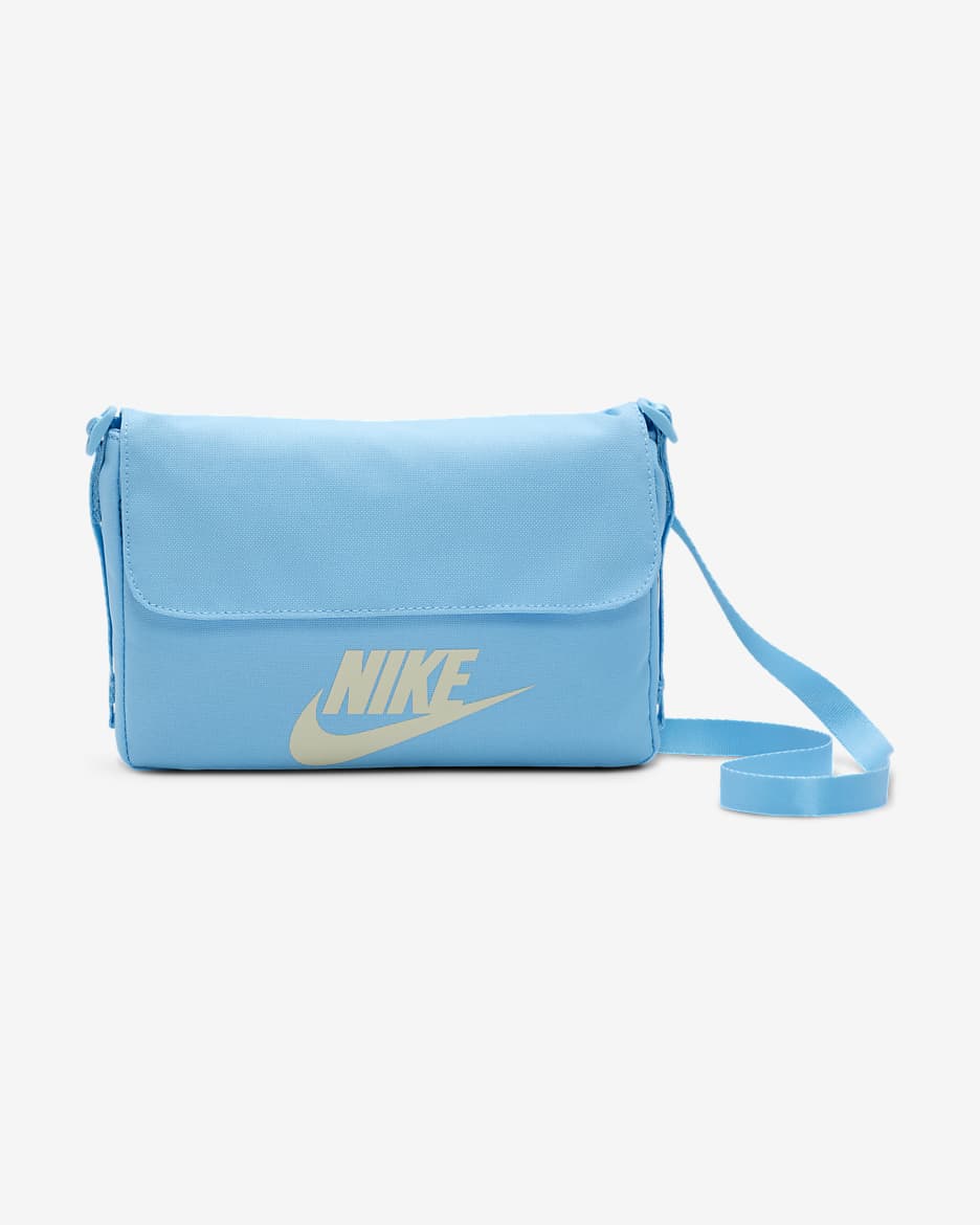 Nike Sportswear Women's Futura 365 Cross-body Bag (3L) - Aquarius Blue/Aquarius Blue/Coconut Milk