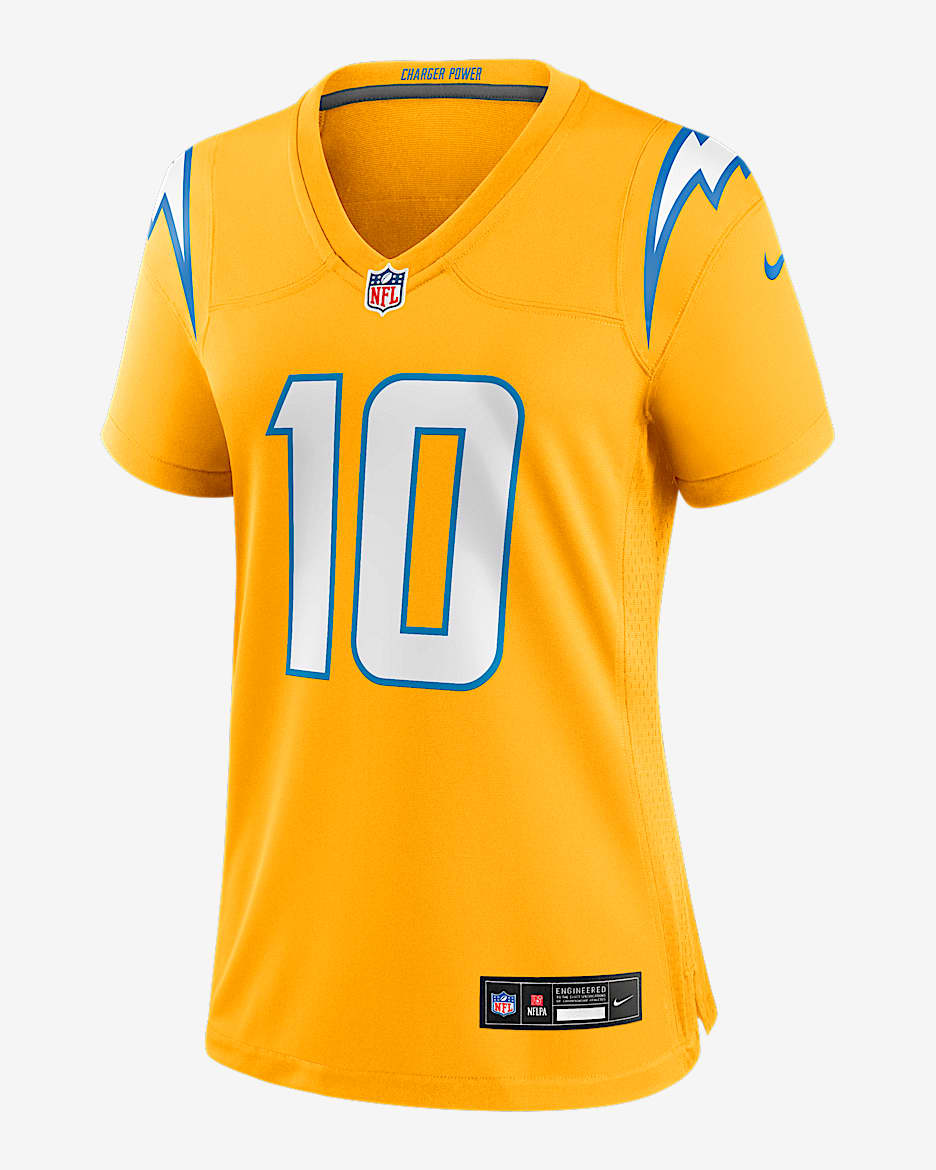 Justin Herbert Los Angeles Chargers Women’s Nike NFL Game Jersey - Gold