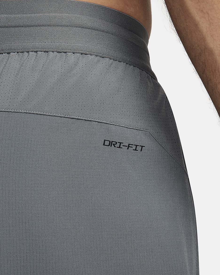 Short de fitness non doublé Dri-FIT 13 cm Nike Flex Rep pour homme - Smoke Grey/Noir/Noir