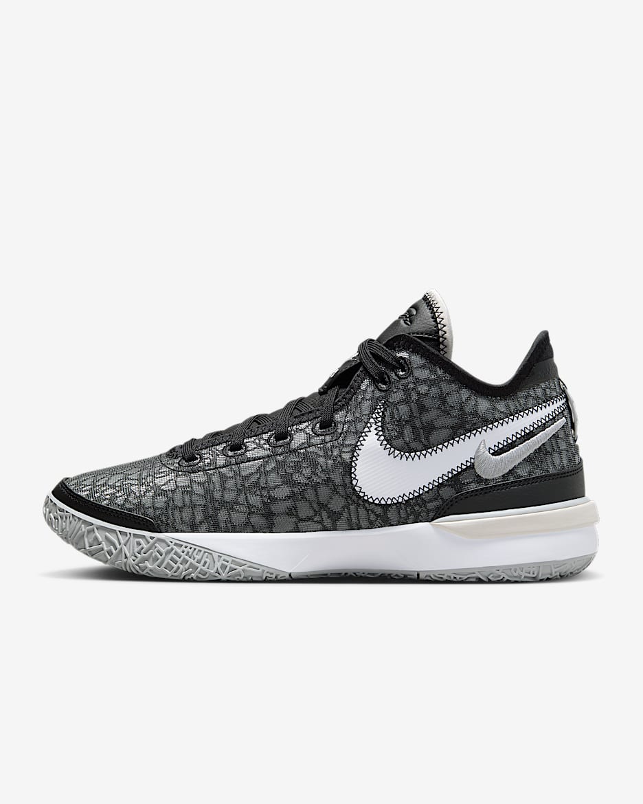 LeBron NXXT Gen Basketball Shoes - Black/White/Light Bone/Wolf Grey