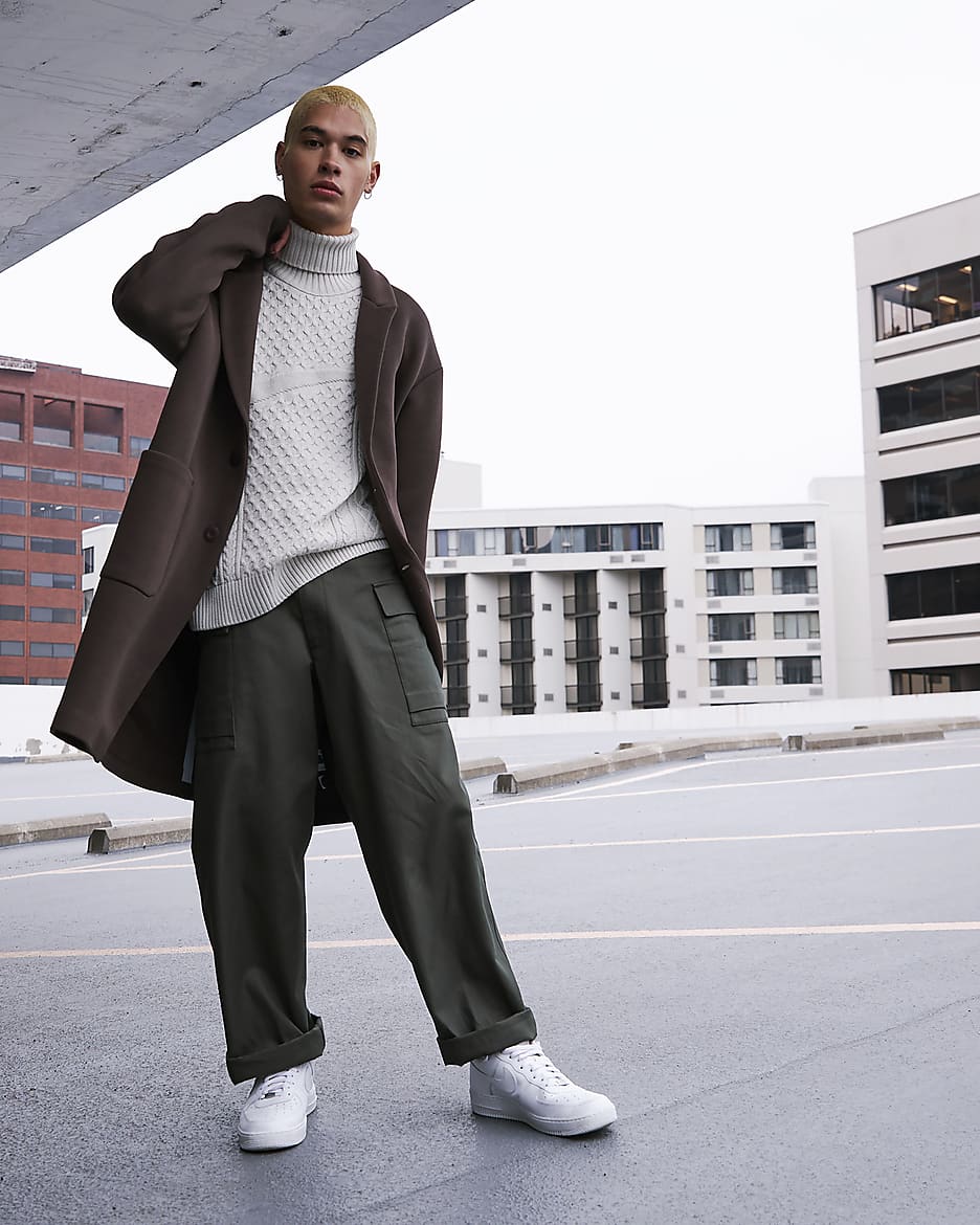 Nike Sportswear Tech Fleece Reimagined-trenchcoat med løstsiddende pasform til mænd - Baroque Brown