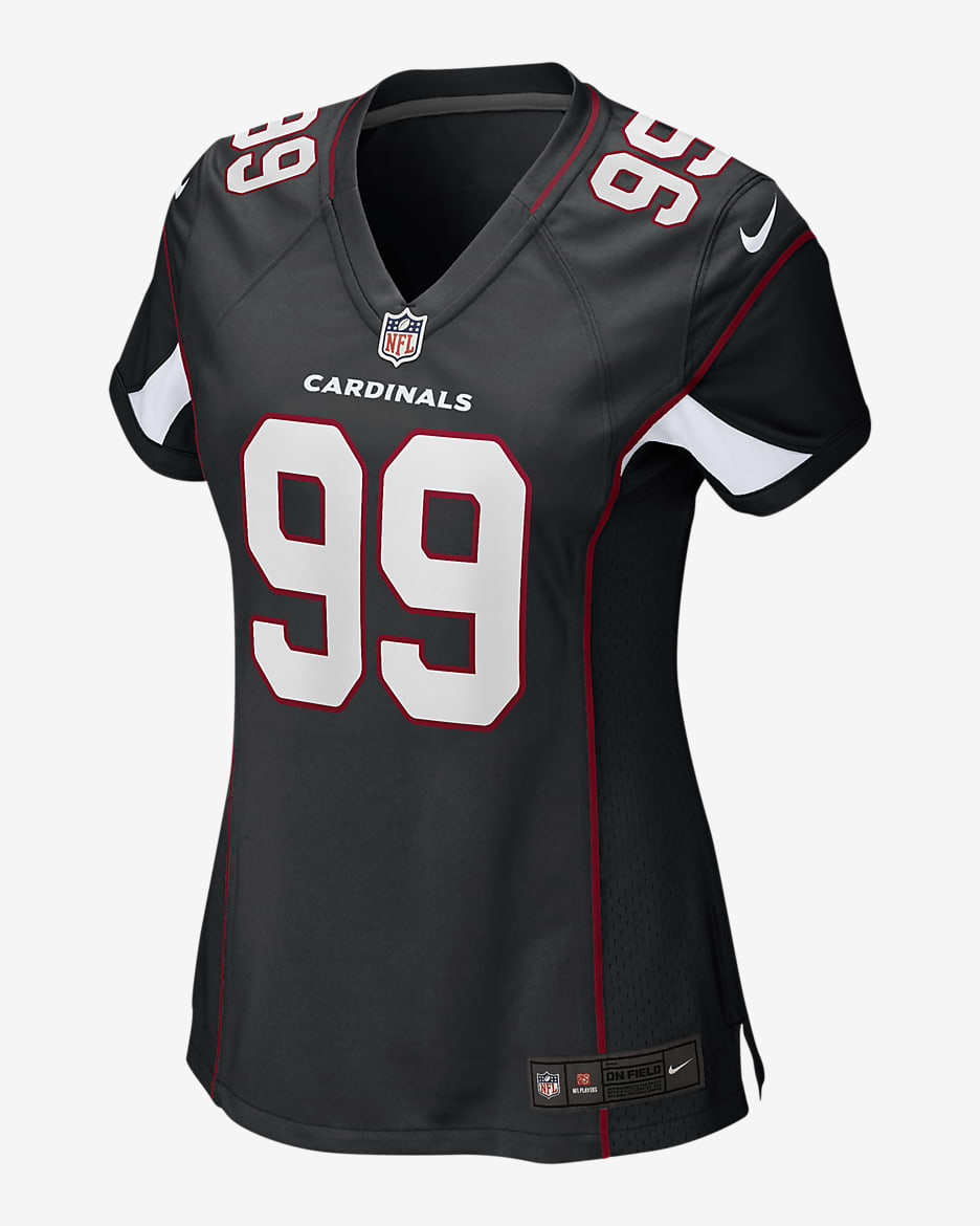 Jersey de fútbol americano Game para hombre (J.J. Watt) Camiseta de fútbol americano para mujer - Negro