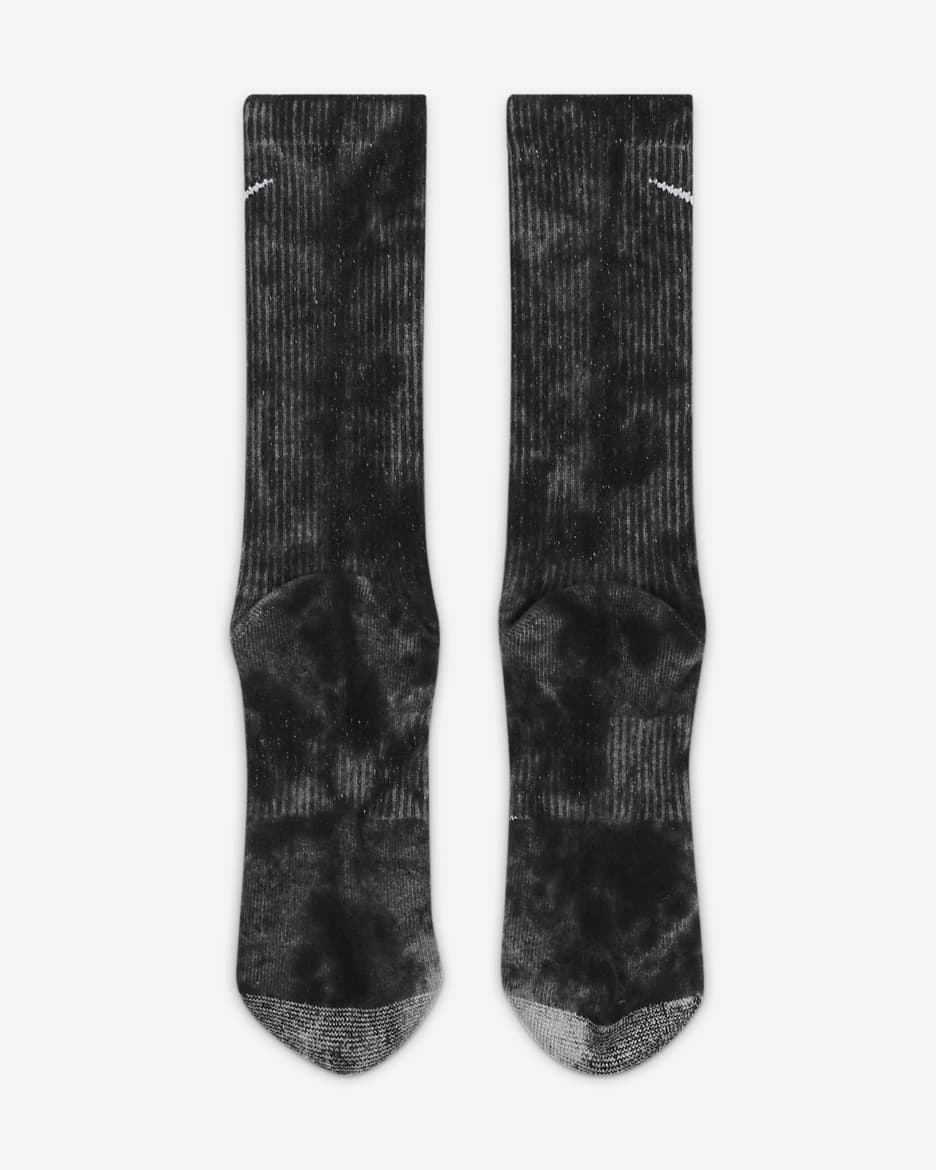 Chaussettes mi-mollet épaisses Nike Everyday Plus - Noir/Light Smoke Grey/Blanc