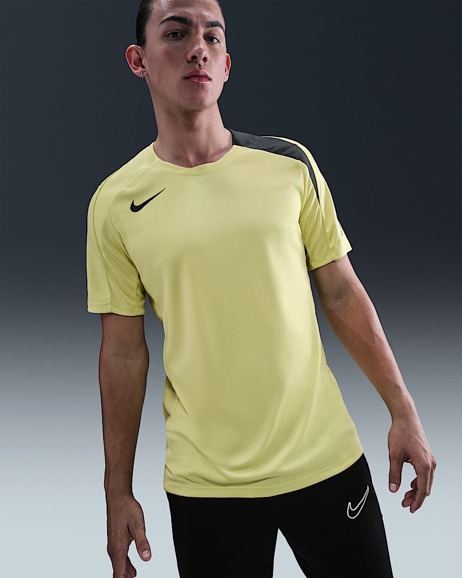 Nike Strike Dri-FIT Fußballoberteil (Herren) - Limelight/Limelight/Seaweed/Schwarz