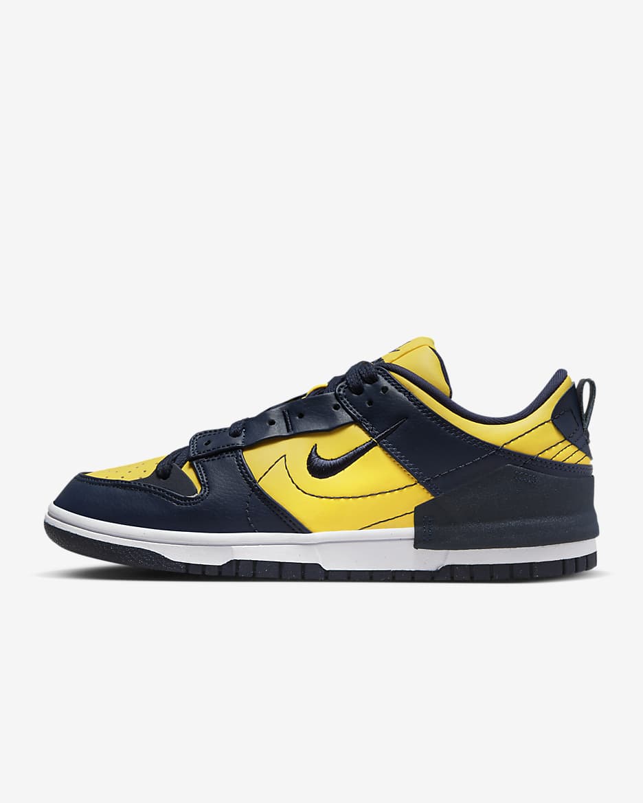 Nike Dunk Low Disrupt 2 Women's Shoes - Midnight Navy/Tour Yellow/White/Obsidian