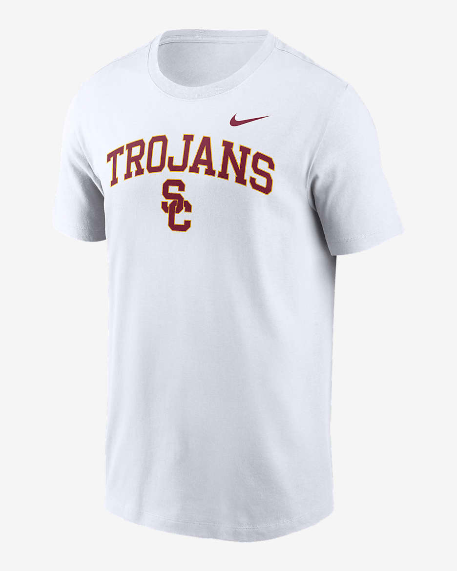 USC Trojans Blitz Men's Nike College T-Shirt - White