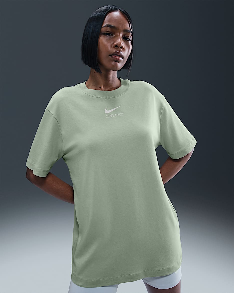 Dámské tričko Nike Sportswear - Jade Horizon/Coconut Milk