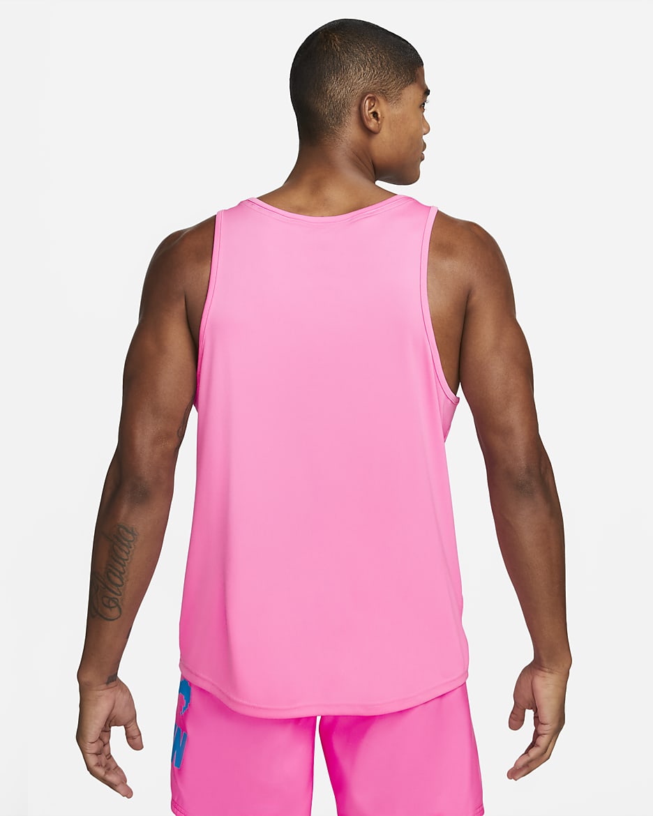 Camiseta de tirantes Swim para hombre Nike - Hechizo rosa