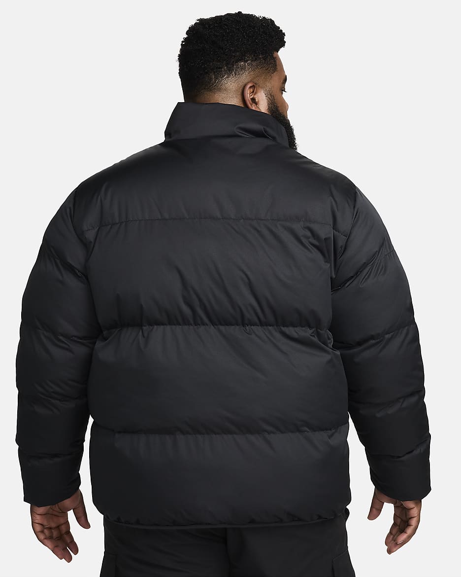 Nike Sportswear Club Puffer-Jacke für Herren - Schwarz/Weiß