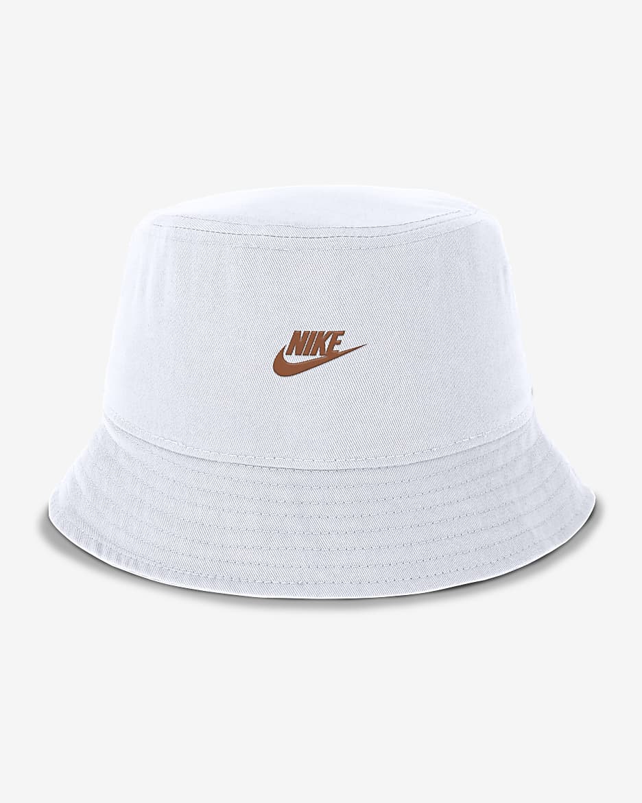 Texas Longhorns Legacy Apex Men's Nike College Bucket Hat - White