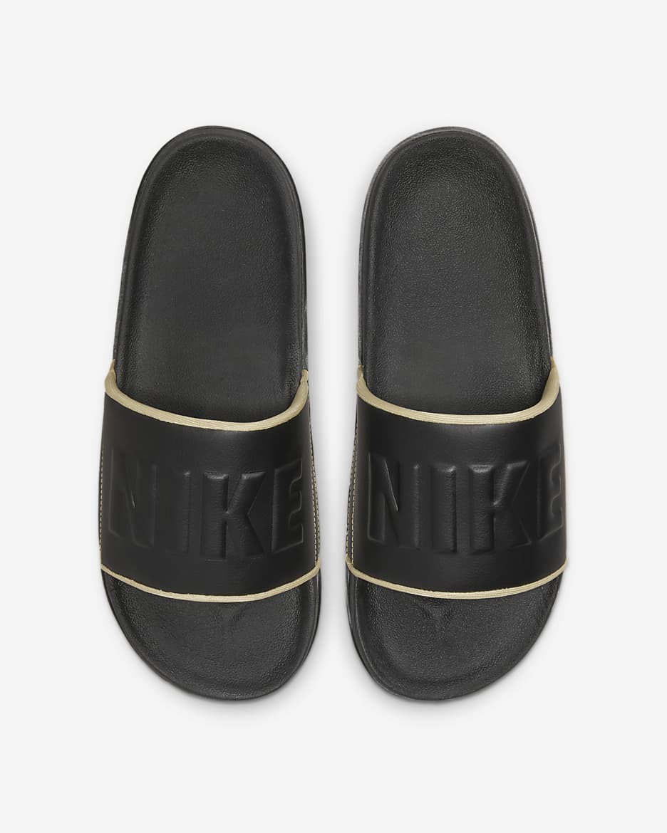 Nike Offcourt Men's Slides - Black/Wheatgrass/Black