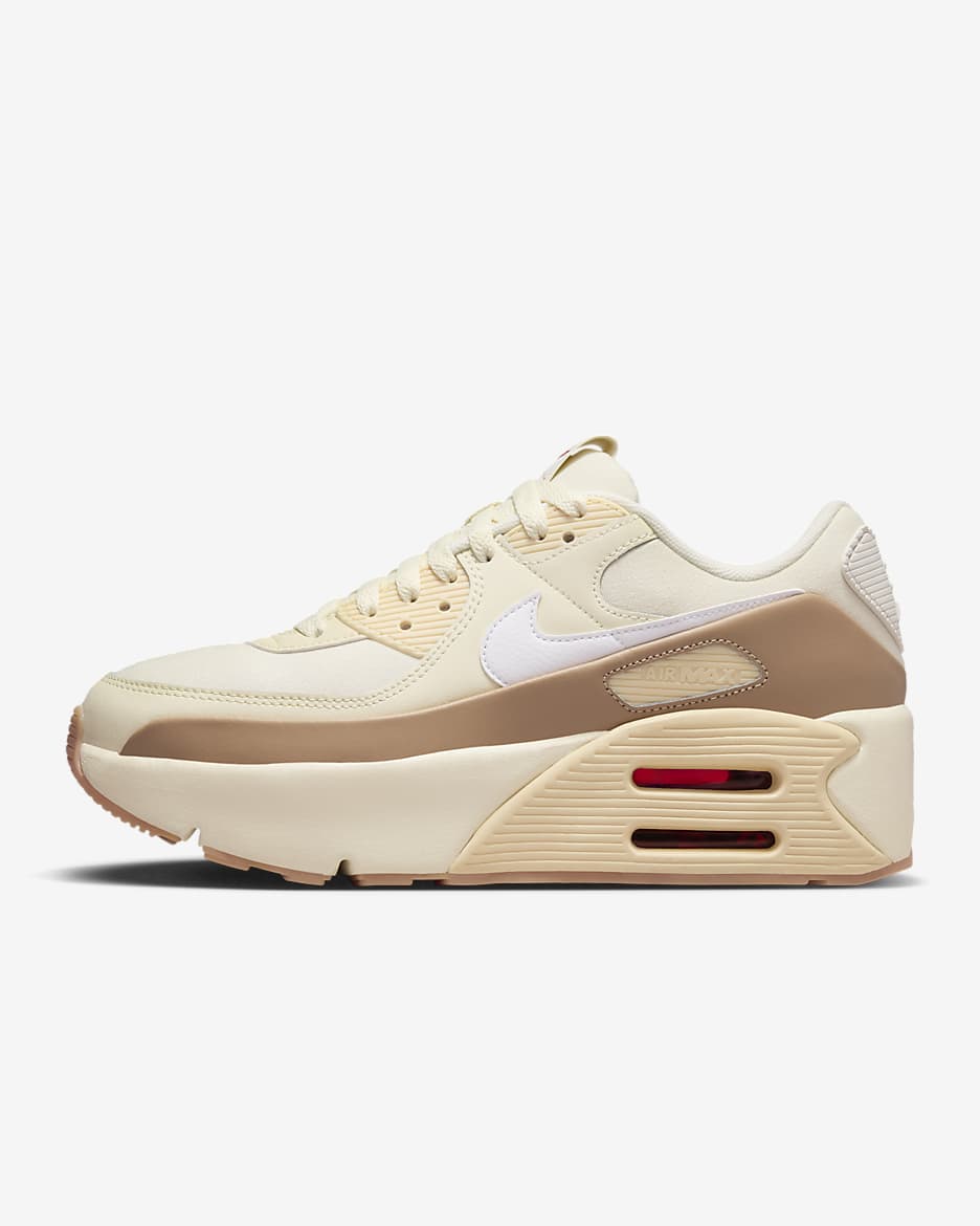 Nike Air Max 90 LV8 女鞋 - Sail/Coconut Milk/Pale Vanilla/白色