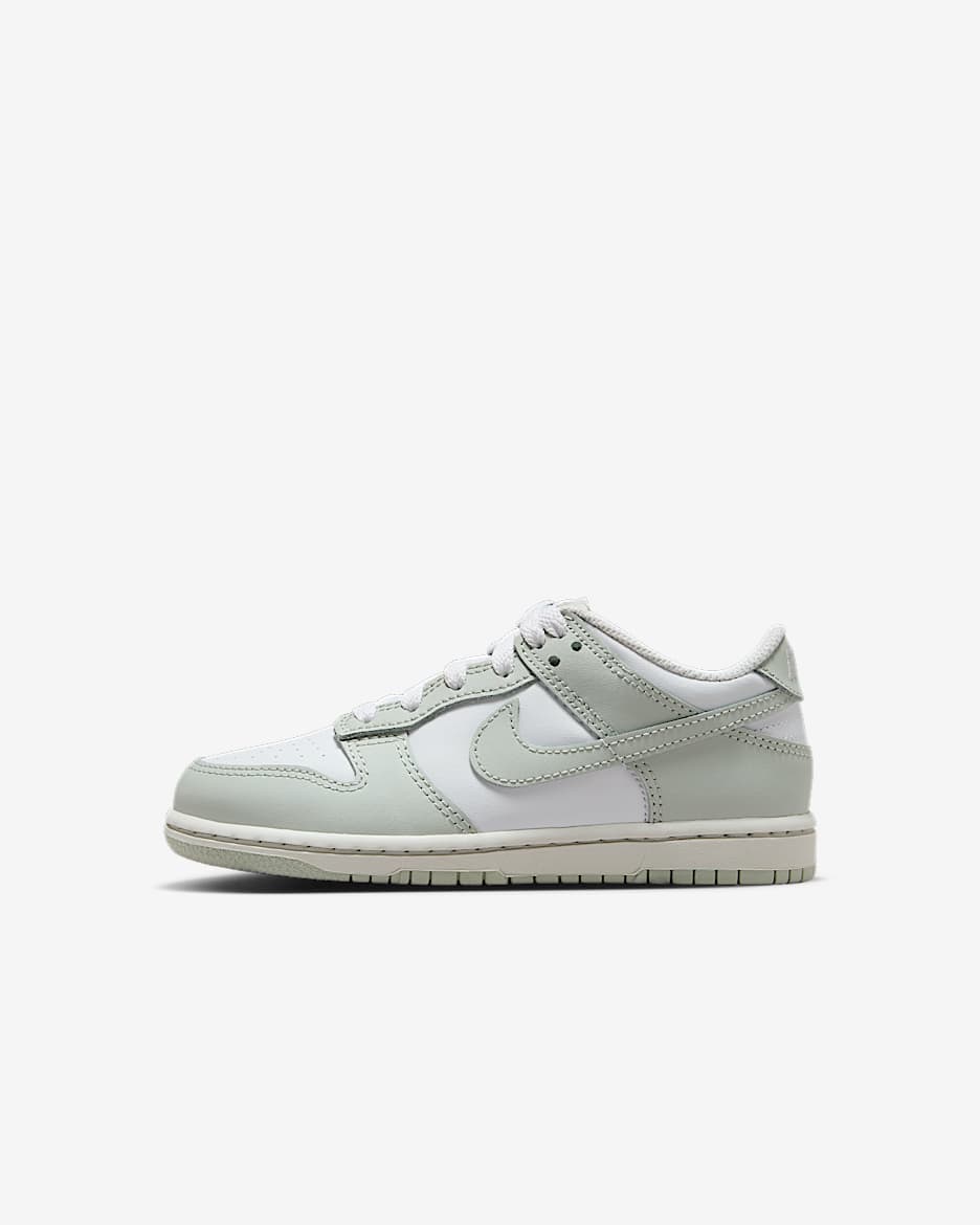 Nike Dunk Low Schuh für jüngere Kinder - Weiß/Photon Dust/Light Silver