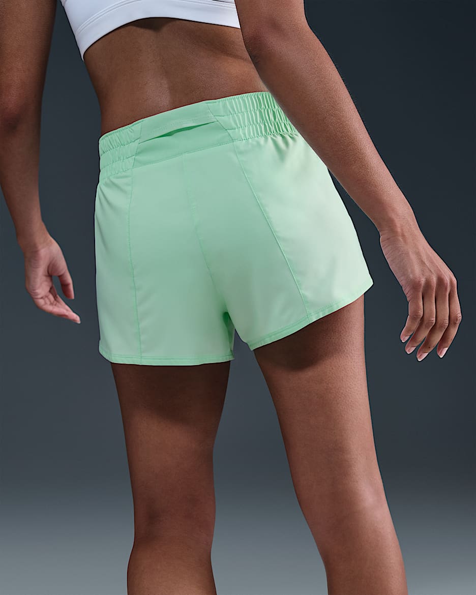 Nike One Swoosh Women's Dri-FIT Mid-Rise Loose 7.5cm (approx.) Brief-Lined Running Shorts