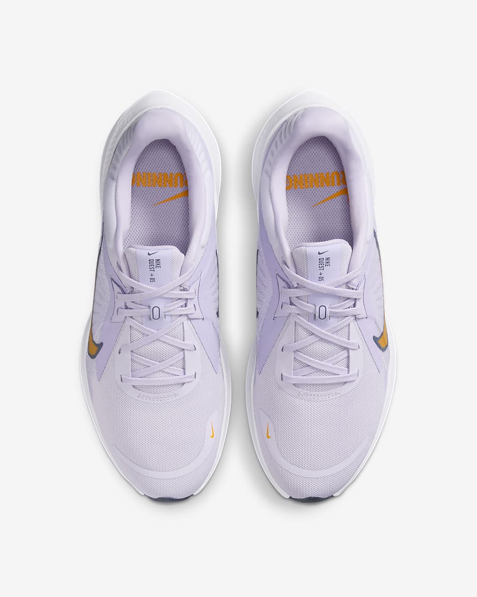 Nike Quest 5 Women's Road Running Shoes - Barely Grape/Violet Mist/Lilac Bloom/Sundial