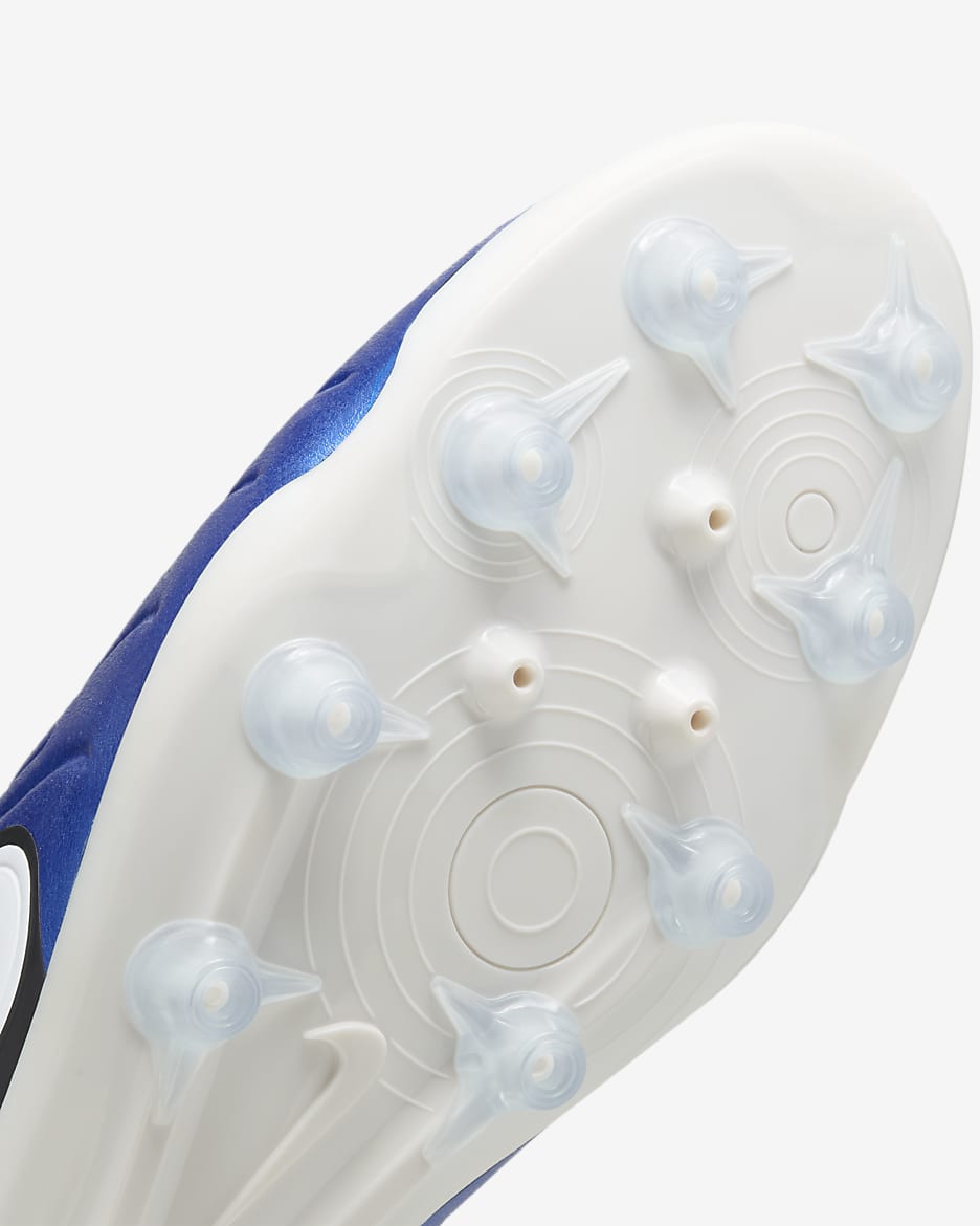 Nike Tiempo Legend 10 Pro Botas de fútbol de perfil bajo para césped artificial - Soar/Blanco