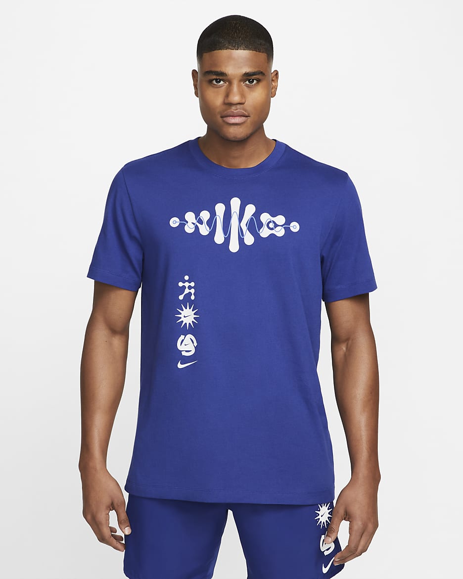 Nike Dri-FIT Wild Run Running T-Shirt - Deep Royal Blue