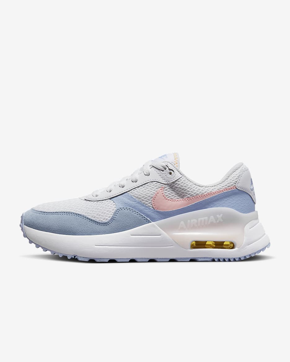 Nike Air Max SYSTM Women's Shoes - White/Cobalt Bliss/Pearl Pink/Pink Bloom